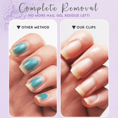 Clips dissolvants pour vernis à ongles paresseux