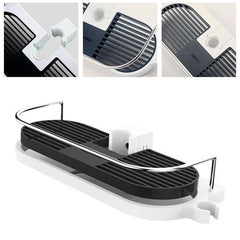 Support de rangement multifonctionnel pour barre de douche