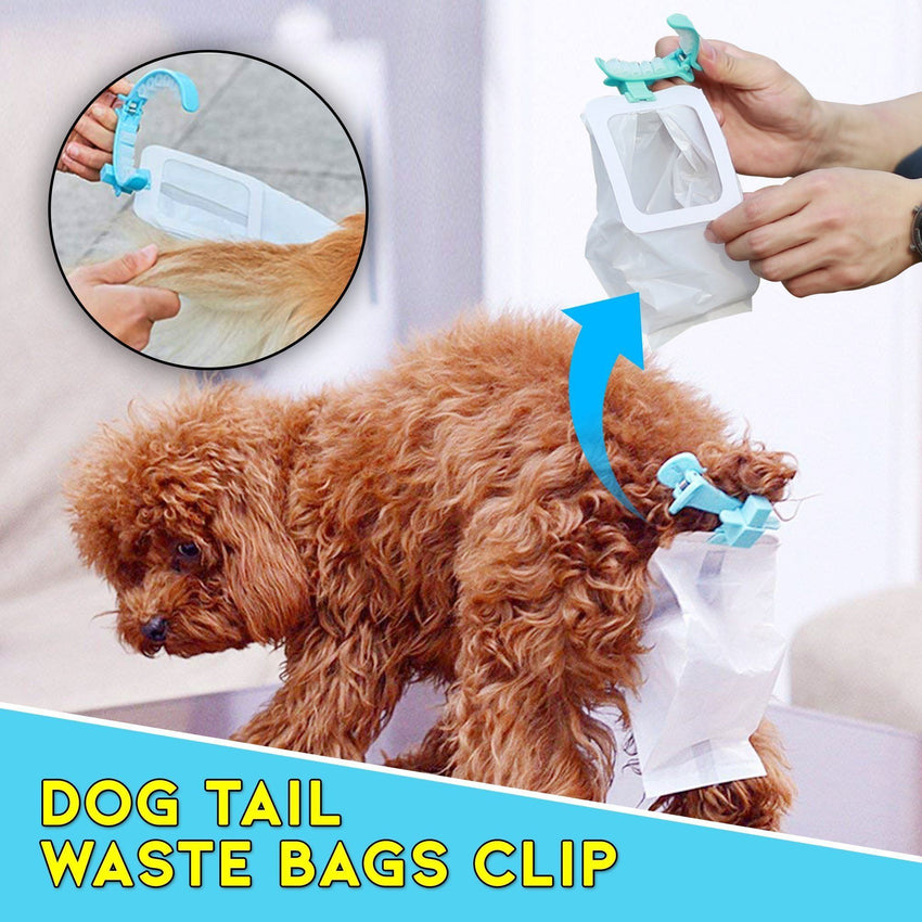 Clip de sacs de déchets de queue de chien