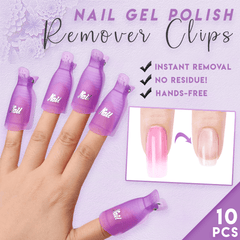 Clips dissolvants pour vernis à ongles paresseux