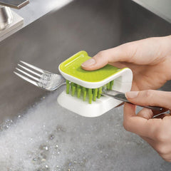 Brosse à récurer pour couteau et couverts