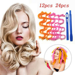 bigoudi de cheveux facile (24PCS)