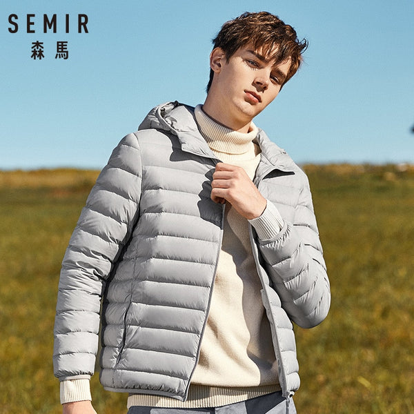 SEMIR marque hommes doudoune décontracté veste d'hiver